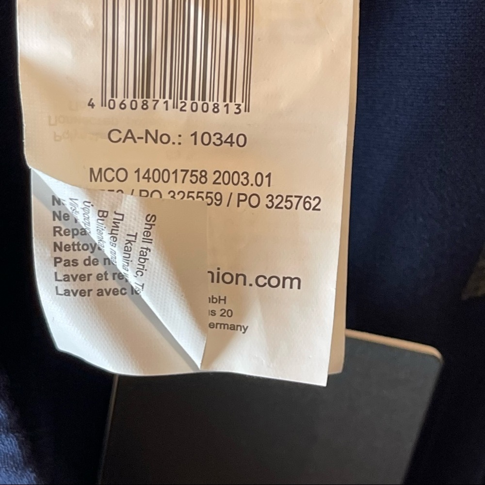 NWT Olsen Germany Lisa Indigo Sea Pants Tuxedo 14/L 44 - Picture 11 of 12